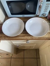 Denby - Elements Green - Pasta Bowls X2 BRAND NEW.Firsts.