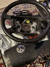 VW Golf/Bora MK4  MFSW Steering Wheel with partial Transporter T4 fitting kit