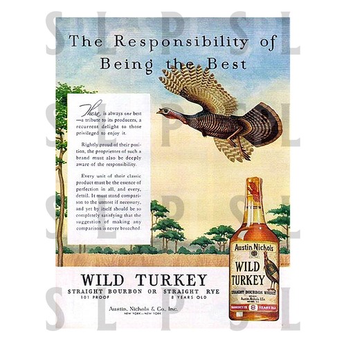 Wild turkey retro metal - retro,