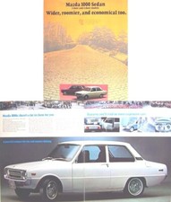 Mazda 1000 Familia Saloon Original UK Sales Brochure dated 1973