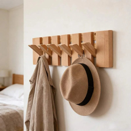 Wall mounted coat - coat, hooks