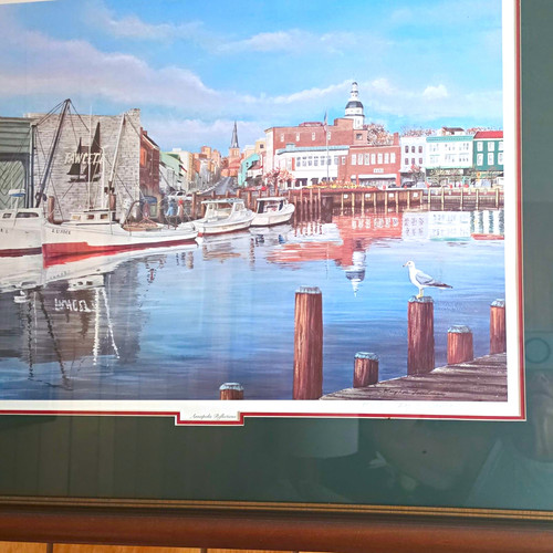 John stobart signed - signed, framed