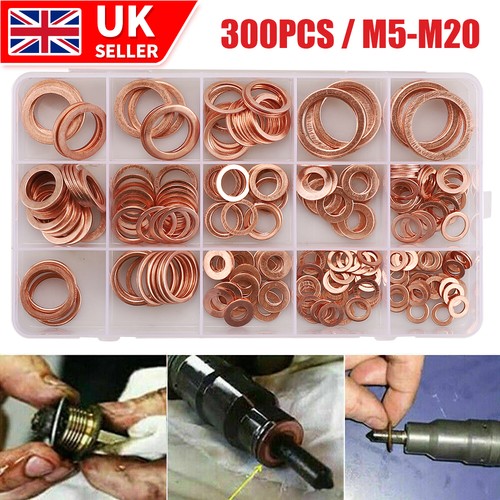 300pcs assorted solid - solid, copper