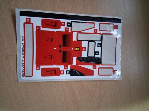 Sticker sheet for lego - 99784, *