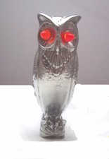 Wise old owl illuminated eyes - owl,,
