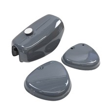 Set tank + side cover sealed 1. choice for Simson S51 S70-grey RAL 7011