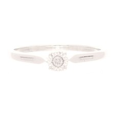 9Carat White Gold 0.05ct