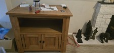 Solid Oak TV Unit