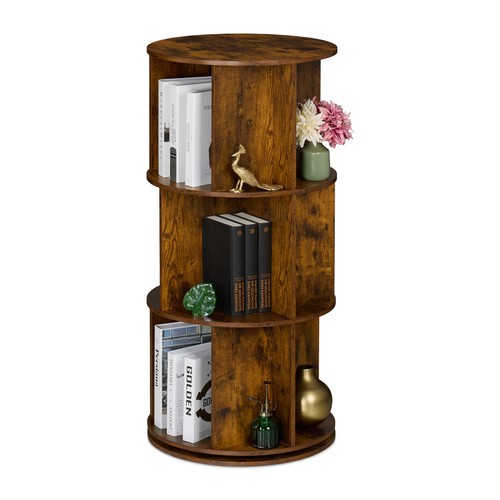 Rotating bookcase book shelf - rotating,