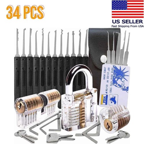 Lock picking kit tubular - 34,