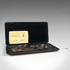 Vintage Draughtsman's Set, German, Drawing Instruments, Riefler, Circa 1950