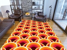 Retro Rug, Groovy Funky Rug