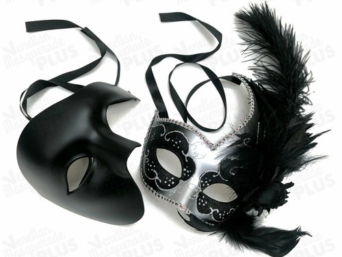 Black phantom masquerade - black,