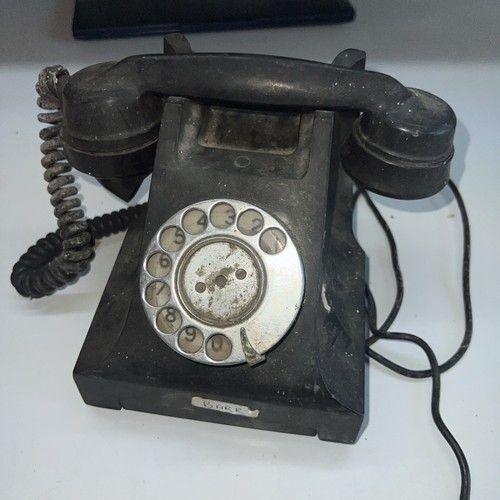 Vintage bakelite telephone - bakelite,