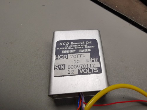 Hcd research ltd ocxo - hcd, 10mhz