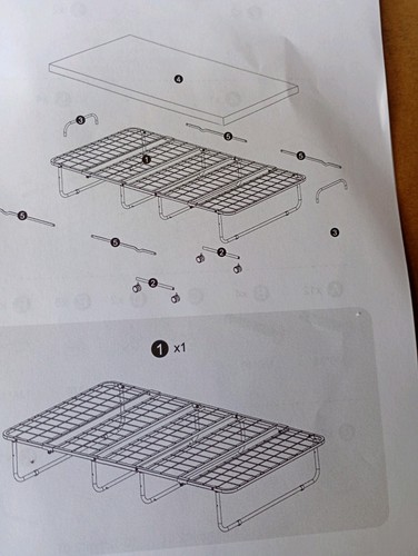 Costway fold bed - bed, roll