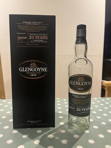 Glengoyne whisky bottle - 21,