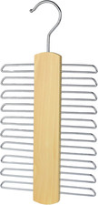 20 Bar Wooden Tie Hanger -