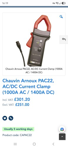 Chauvin arnoux pac ac - pac, 22