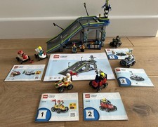 Lego City-Race Car Ramp Set 60460 & 2x Race Cars Sets 60458 & 60459.