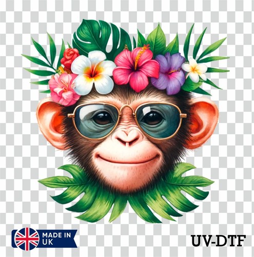Summer monkey dtf - monkey,