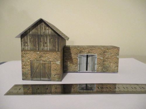 Basic scratch built card model - basic,