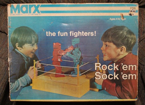 Vintage rock sock robots - rock'em, sock'em