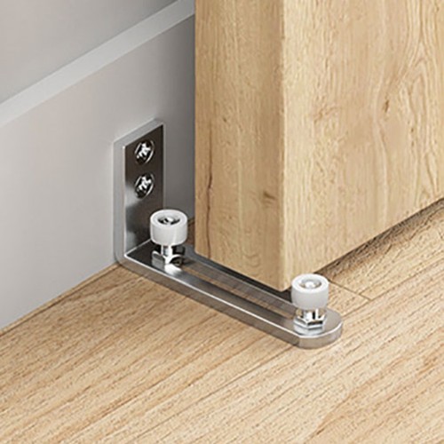 Barn door floor guide - door,