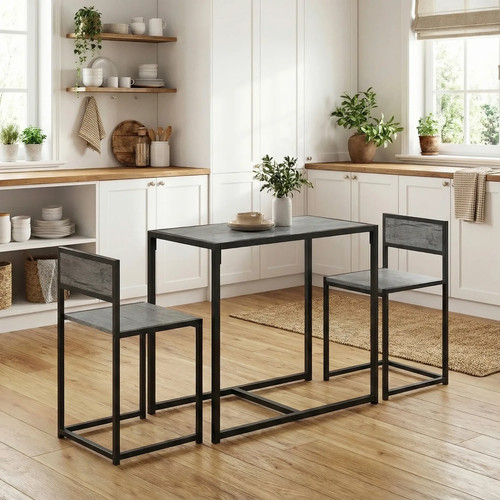 3piece industrial dining - industrial, set