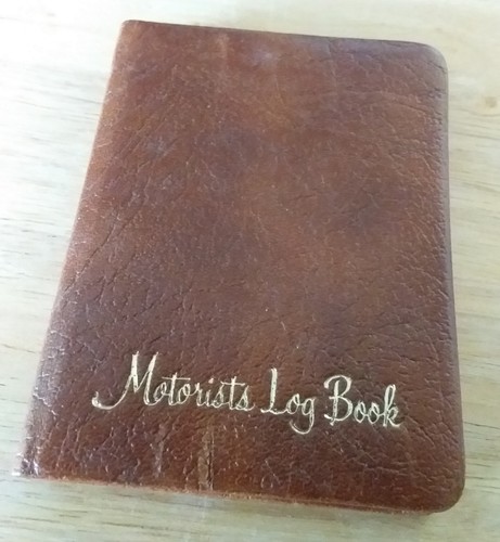 Vintage motorists log - vintage,