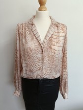 Topshop Animal Print Satin