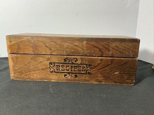 Vintage wood double - wood, box
