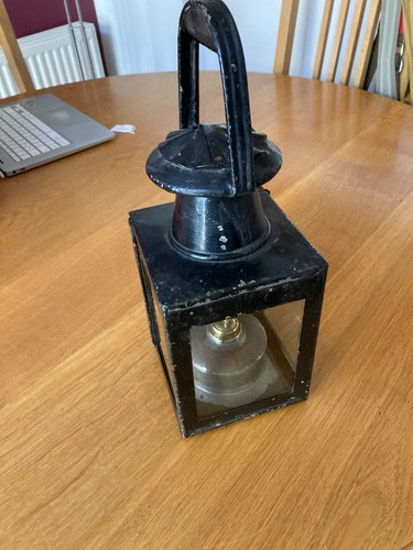 Vintage hand lamp with - vintage,