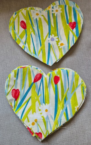 Canvas tulip daisy floral - &,