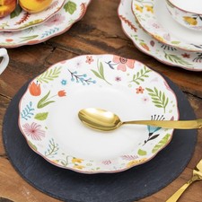Set of 4 Floral Print Pasta