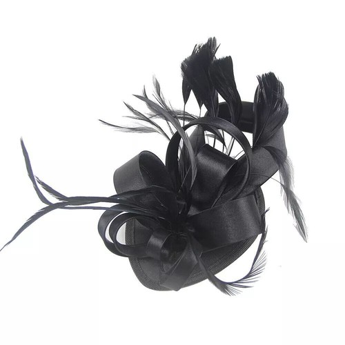 Flower fascinator feathers - flower,