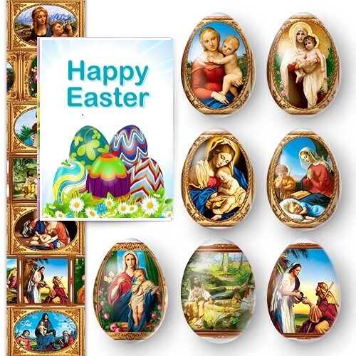Easter egg decoration - 7,