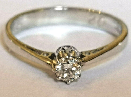 Diamond solitaire ring 20 - solitaire,