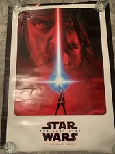 Original Star Wars Last Jedi Cinema Double Sided Reverse Print Poster Advance