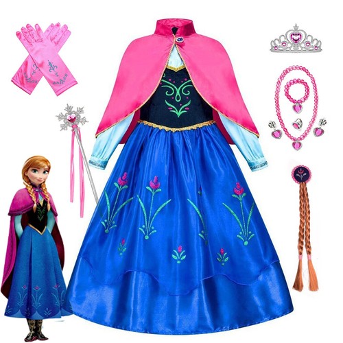 Girls frozen anna fancy dress - girls,