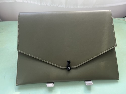 Olive green envelope clutch - olive,