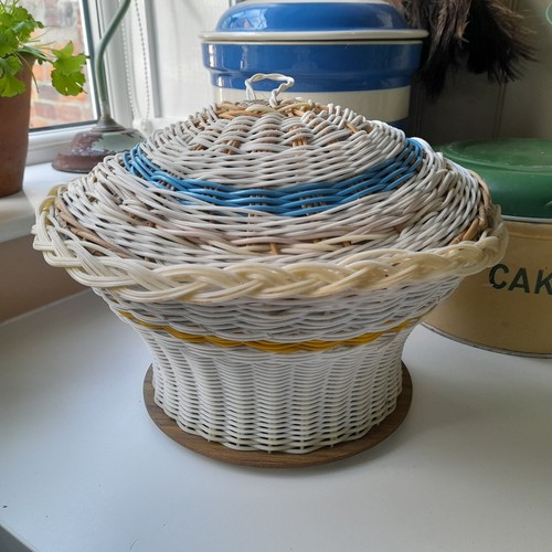 Vintage storage basket - vintage,