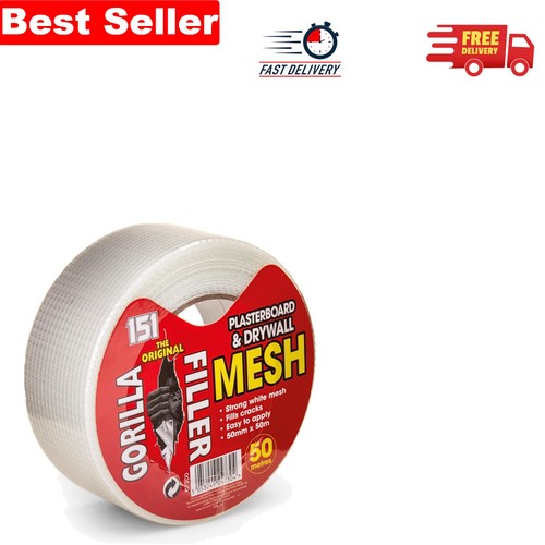 50m gorilla drywall mesh tape - mesh,