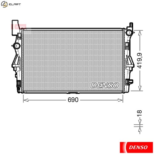 Radiator engine cooling - radiator,