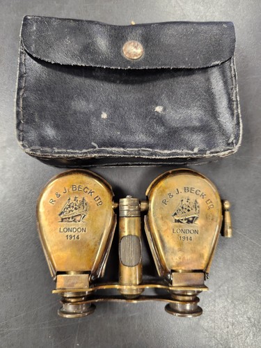 Nautical brass binocular - brass,