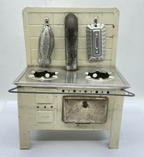 Antique 1920s Children’s Tin Oven/ Cooker & Jelly Mould Set 