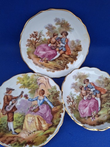 Trio limoges fragonard - limoges, lovers