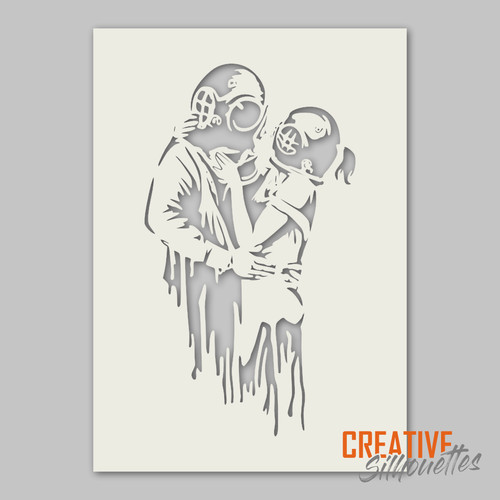 Think tank stencil banksy - tank, --banksy--