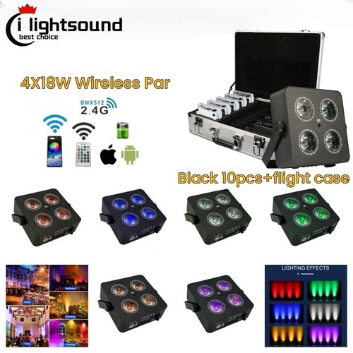 10x rechargeable 4led 18w - 4led,