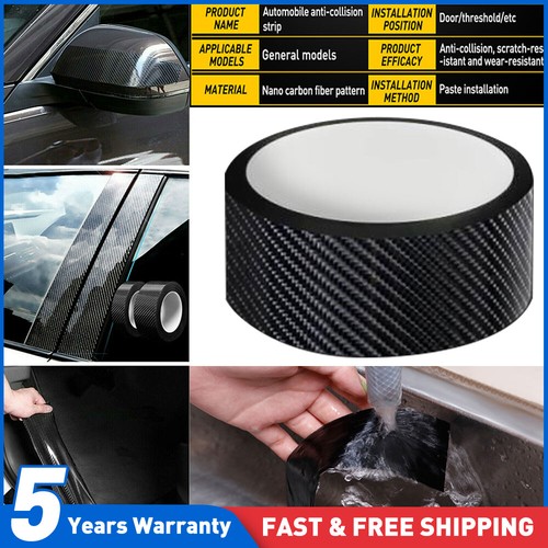 Carbon fiber car sticker door - fiber,
